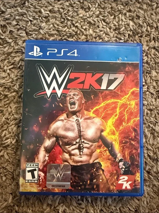 Sony WWE 2K17 PS4 Video Game - Blue, Red, Black
