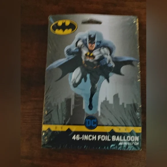 DC Batman Foil Balloon - Black and Blue
