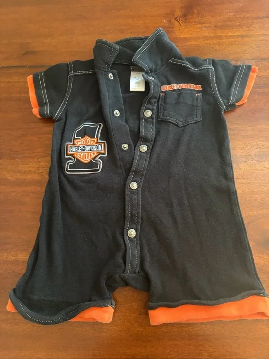 Harley Davidson Baby Outfit 18 Months