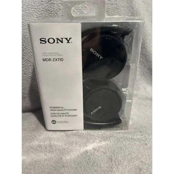 Sony ZX Series‎ Wired On-Ear Headphones Black MDR-ZX110