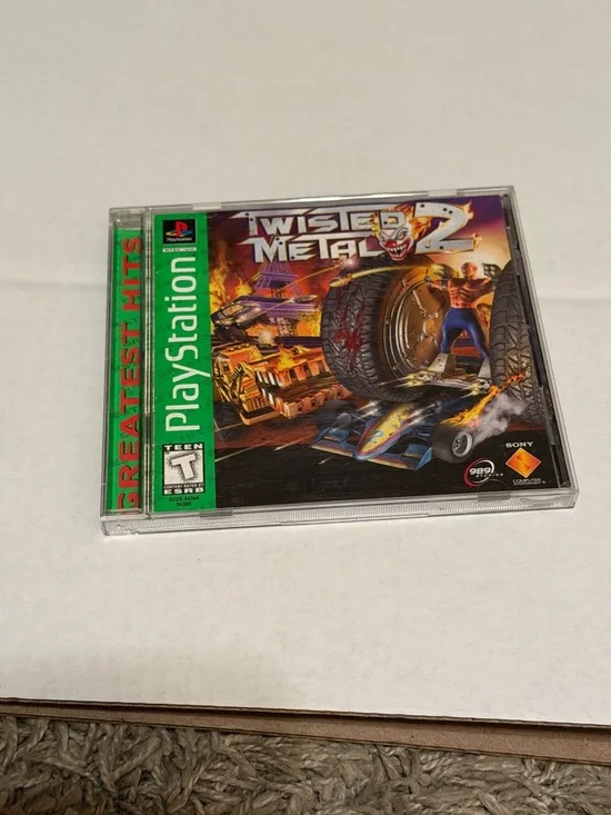 Twisted Metal 2 Sony PlayStation PS1 Greatest Hits Car Combat Game