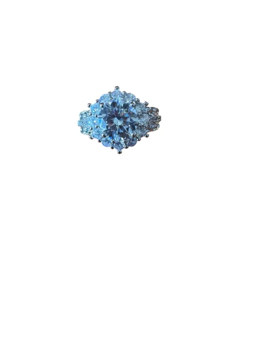 2.00 CT Moissanite Ring, Size 7.5 - Brand New