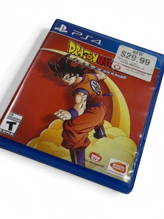 Sony PS4 Dragon Ball Z: Kakarot — Red Cover with Blue Case