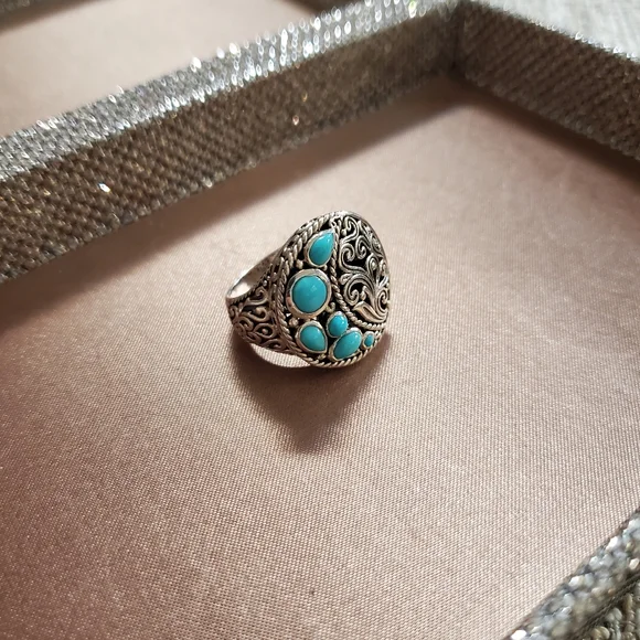 Samuel B. Sterling Turquoise Ring