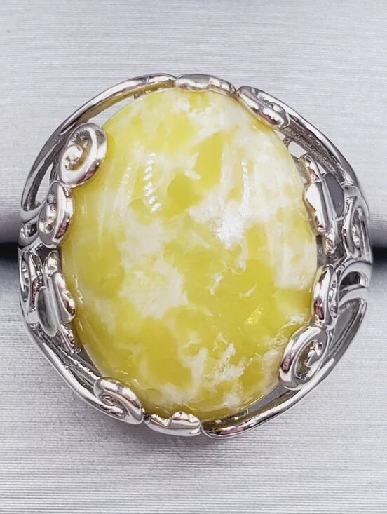 Marble Clover Ring