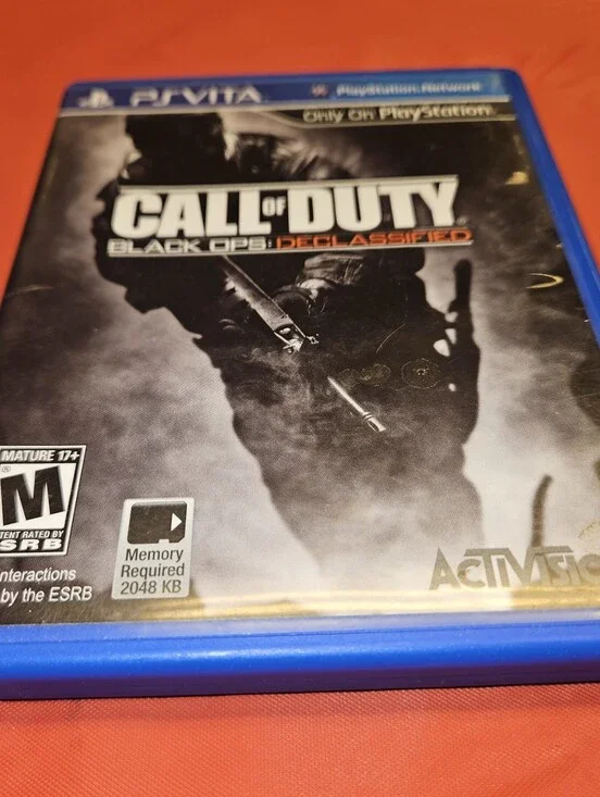 Sony PS Vita Call of Duty: Black Ops Declassified - In Original Case- EUC