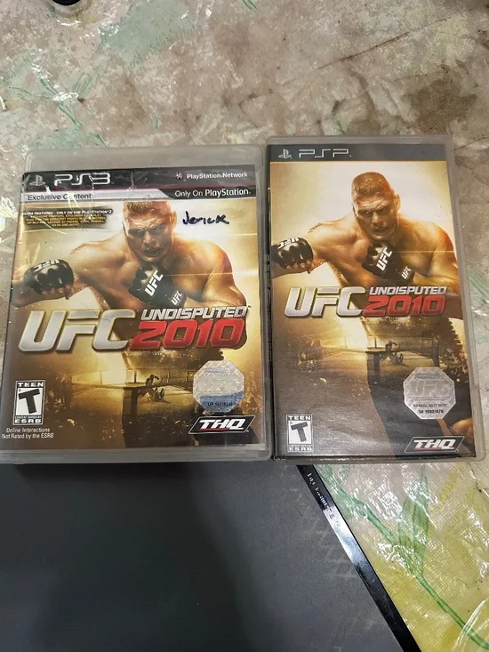 UFC Undisputed 2010 Sony PSP & PS3 CIB Working Tested Complete