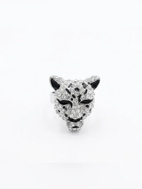 NWT Tiger Stainless Steel Adjustable Ring