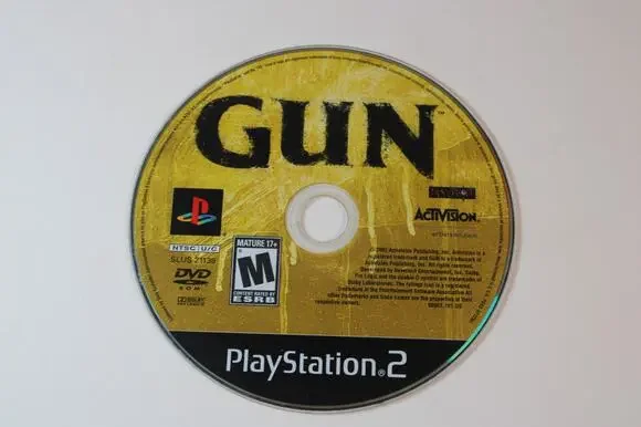 Gun (Sony PlayStation 2 PS2, 2005) Authentic, Game Disc Only, Tested/Works