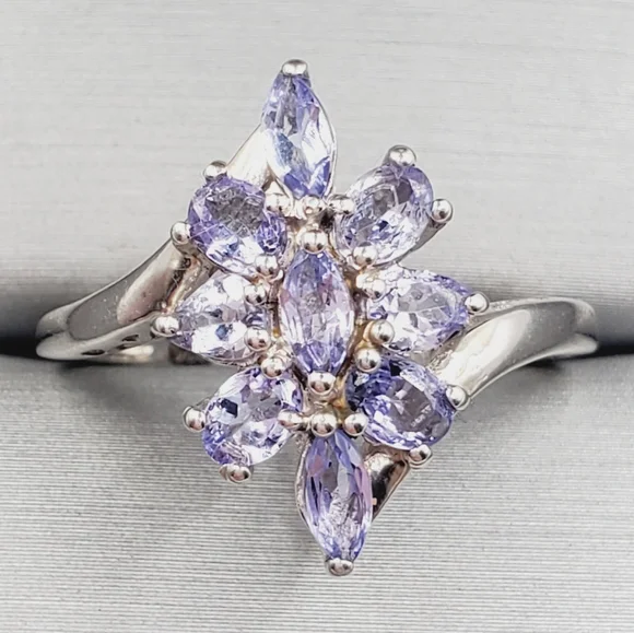 Silver Tanzanite Ring