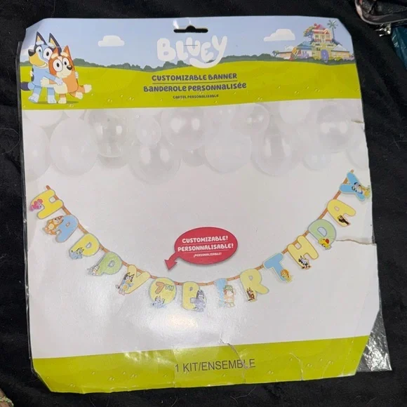 Disney Bluey Happy Birthday Banner