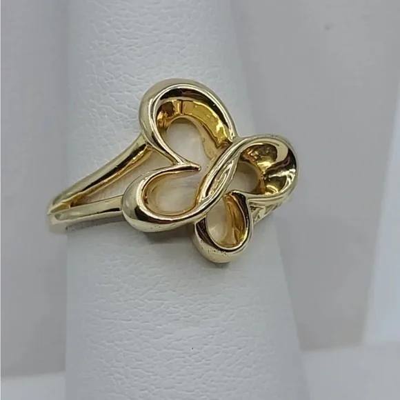 Jane Seymour Gold over sterling silver ring
