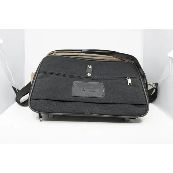 Samsonite Weekender Shoulder Carry On Tote Bag Luggage Travel Black Laptop