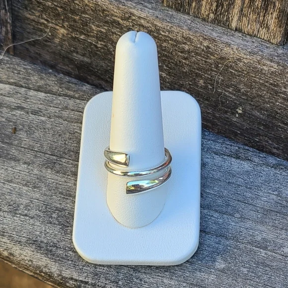 Sterling Silver 925 Bypass Ring