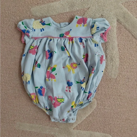 TBBC GREAT CONDITION - PARTY ANIMALS 🩵 0-6 MOS
