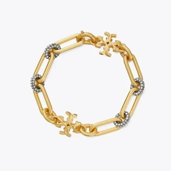 TORY BURCH•Roxanne Chain Pave‎ Bracelet