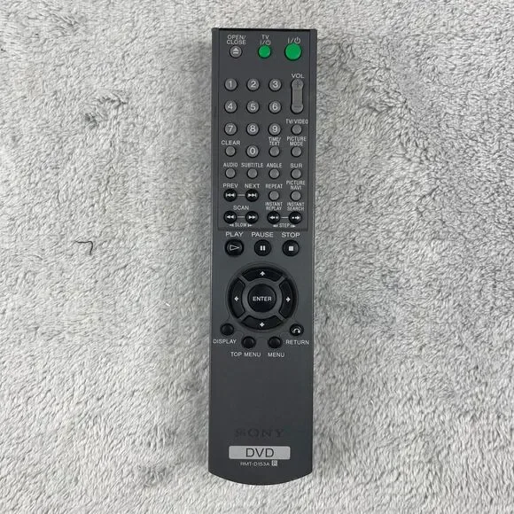SONY RMT-D153A  DVD Remote Control