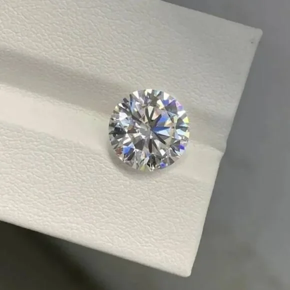 Certified Moissanite Brilliant Round Cut Diamond Loose Stone