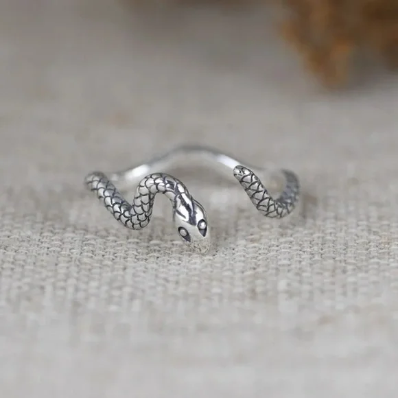 Sterling Silver Snake Ring