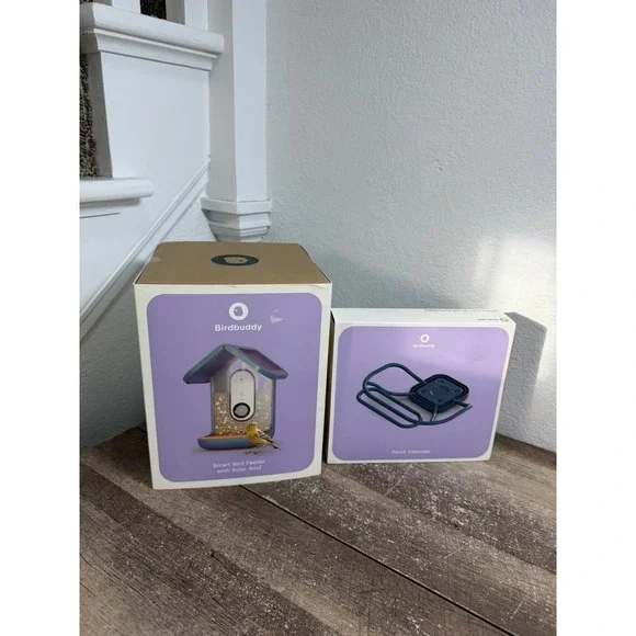 Bird Buddy Smart Bird Feeder Solar Roof & Perch with Camera