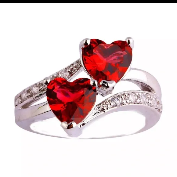 Double Heart Ring❤️