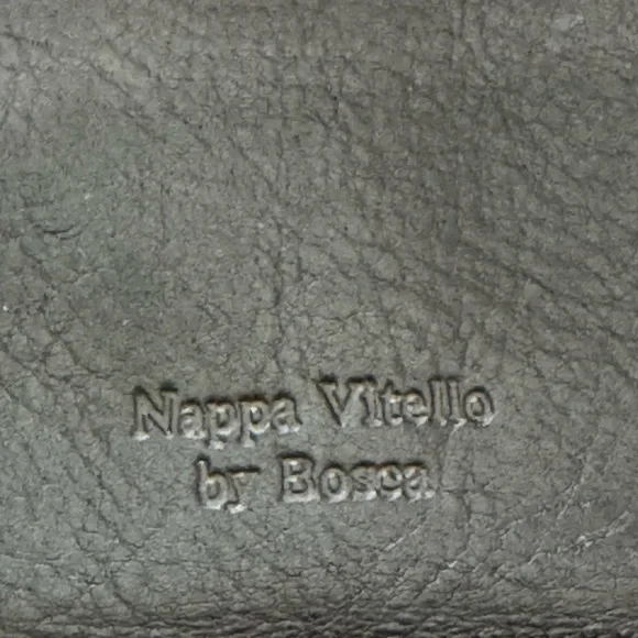 Bosca Black Wallet Nappa Leather Elegance