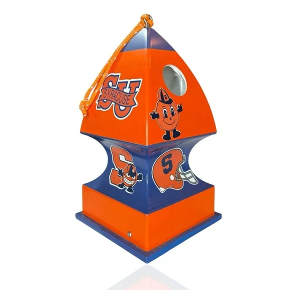 Syracuse University Football  Bird House‎ Homemade Buoy Shape NCAA Otto SU NY