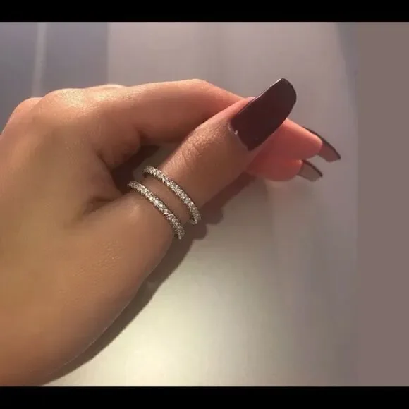 Silver White Sapphire Ring