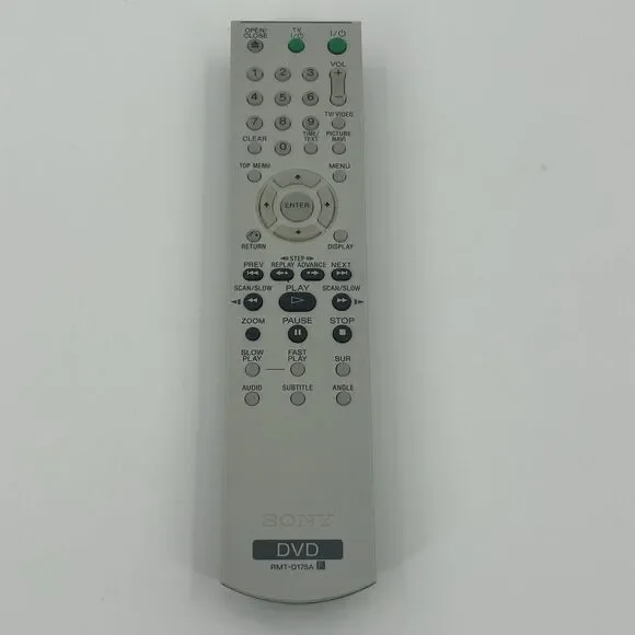 SONY RMT-D175A DVD DVP-NS57P DVP-CX995V Remote Control