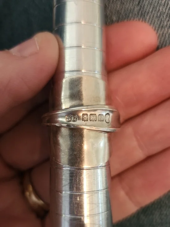 Vintage British Sterling Silver Spoon Ring