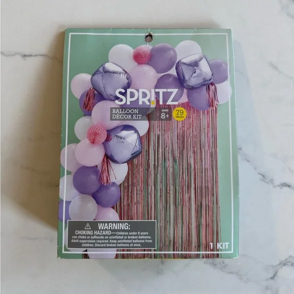 Spritz Balloon Decor Kit - Lavender and Rose
