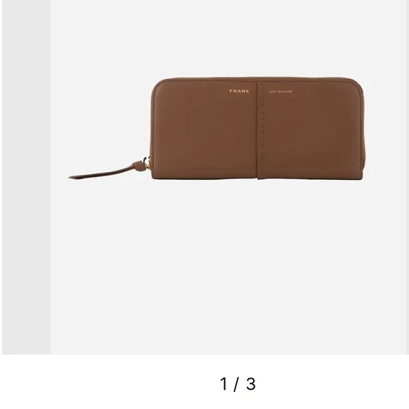 Frame Denim Tan Leather Men's Wallet