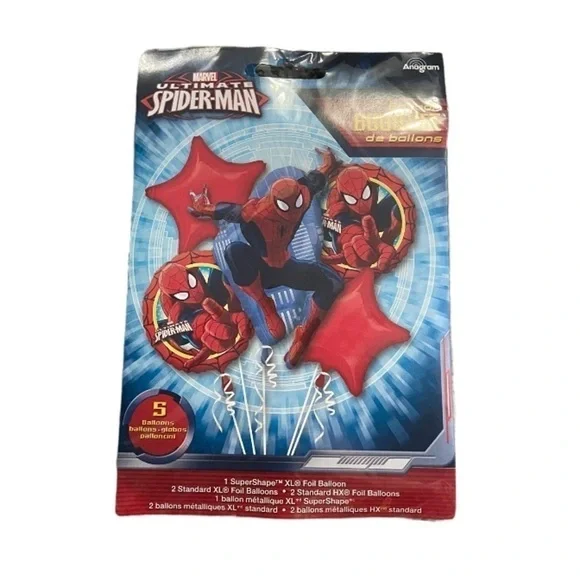 New Spider-Man Balloon Bouquet