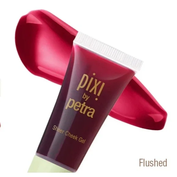 Pixi by Petra Sheer Cheek Gel Blush Flushed 0215 New Boxed Oil-Free Dewy Glow
