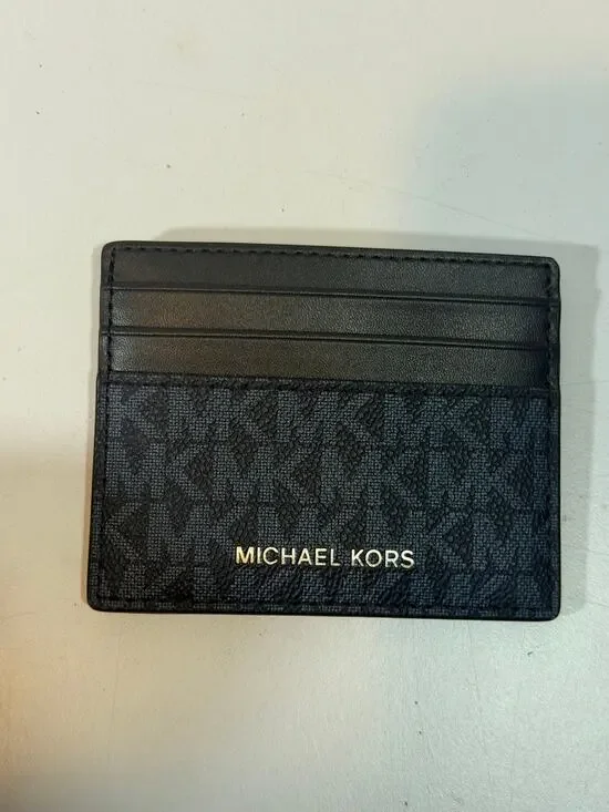 Michael Kors Cooper Men's Tall Card Case Wallet Credit Card Black 4