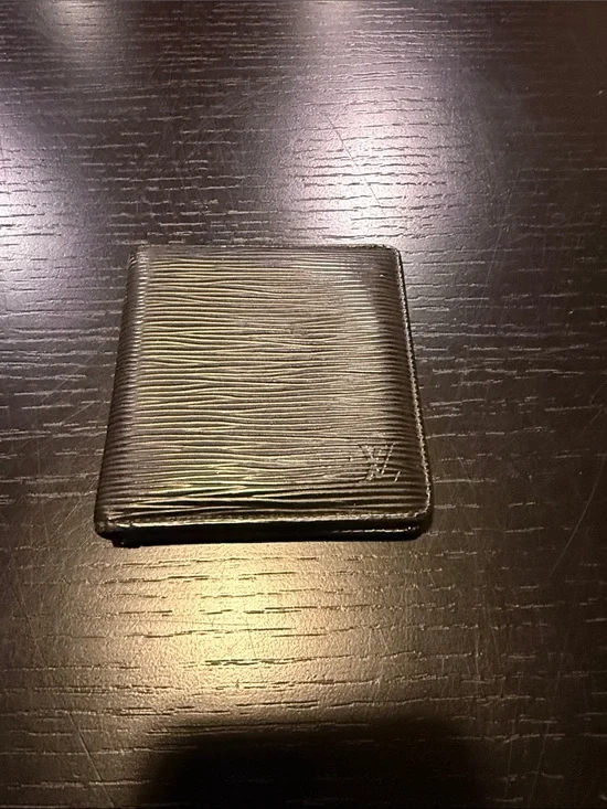 Louis Vuitton Black Epi Leather Wallet