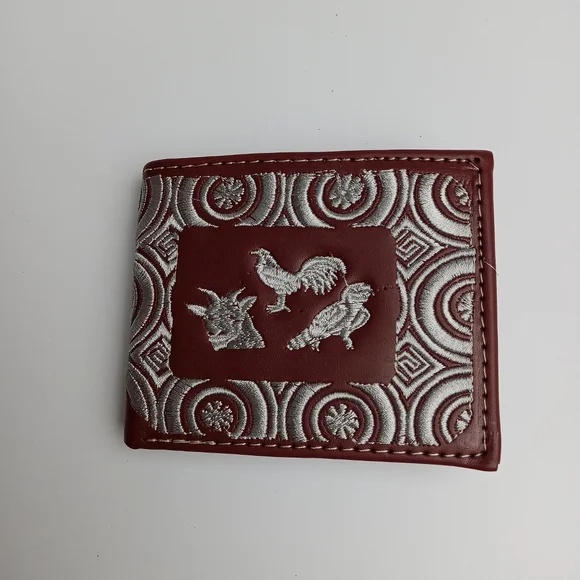 Men's Western‎ Wallet Genuine Leather Hand Crafted Bifold Cowboy Rodeo Wallet