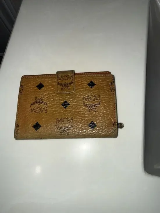 MCM Bifold Wallet in Visetos Original