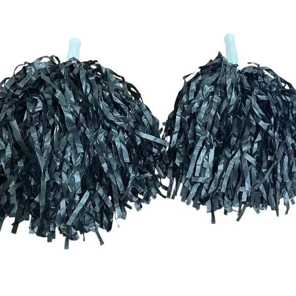 Black Mini Pom Poms