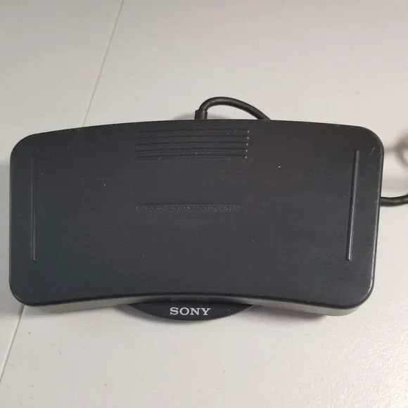 Sony Black FS-85 USB Digital Voice Recorder Transcribing USB Foot Pedal Control