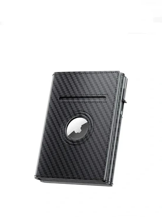 NIB men’s leather minimalist wallet for AirTag