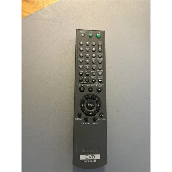 Sony DVD Remote Control RMT-D153A Black Good OEM Replacement Controller