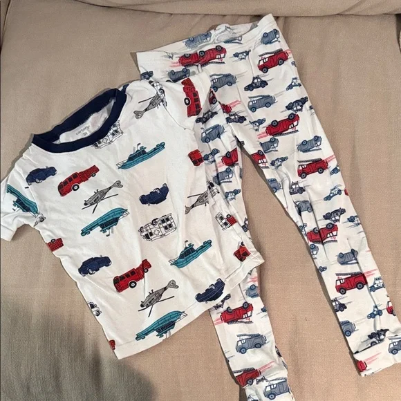 Carter's Navy and White Pajama Top