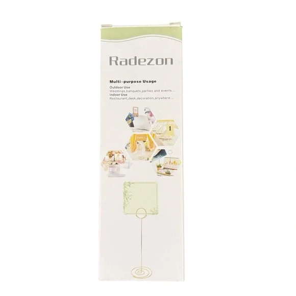 Radezon Multi-Purpose Gold Display Stands, 10 Pack