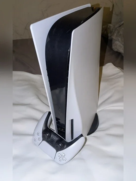Sony PlayStation 5 Console with DualSense Controller - White and Black