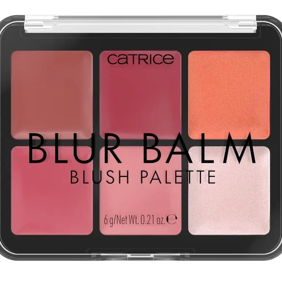 Catrice Blur Balm Blush Palette | 6-in-1 Blurring Flush | Vegan & Cruelty Free