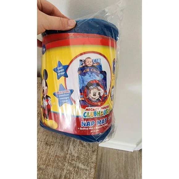 Disney‎ Mickey Mouse Clubhouse Buddies Toddler Quilted  Nap Mat 2+