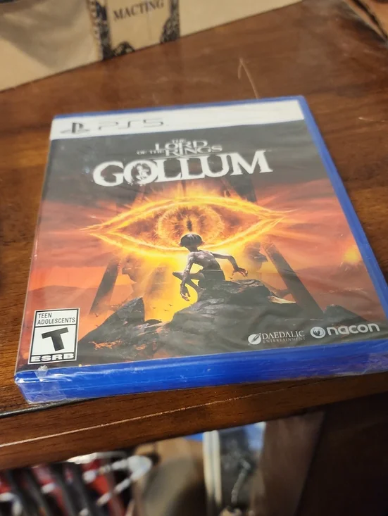 Sony PS5 The Lord of the Rings: Gollum — Black & Orange Cover