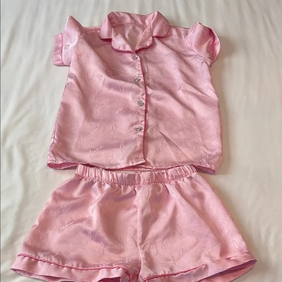 Juicy Couture Light Pink Kids Pajama Set