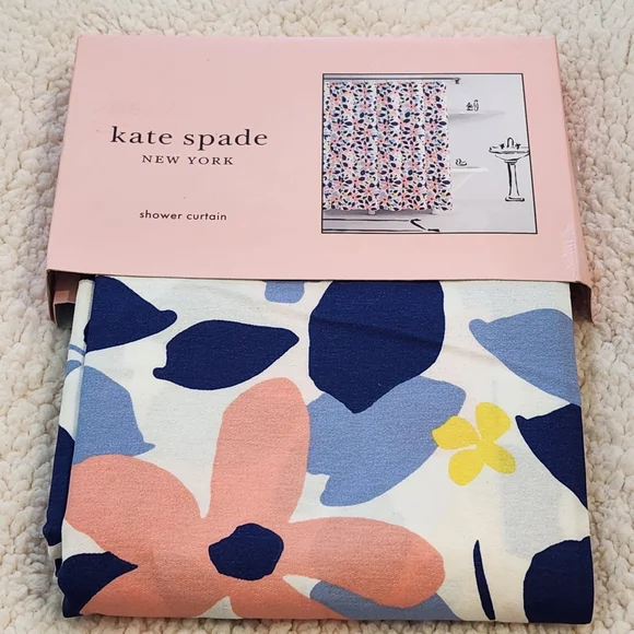 kate spade Multicolor Floral Shower Curtain